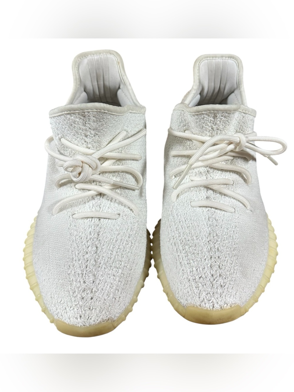 Adidas Yeezy Boost 350 Ape CP9366 Mens 8.5 Shoes Low Cream White. preowned